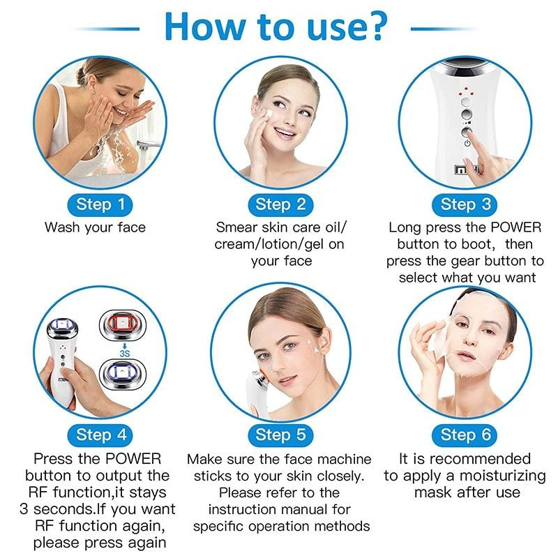 Portable HIFU for Face Lifter Skin Firming V Shape Saggy Skin Anti Aging Face Slimmer
